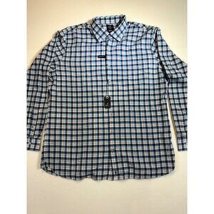 Johnnie-O Top Shelf Mens XX-Large Plaid Long Sleeve Button Down Shirt